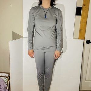 Grey long underwear